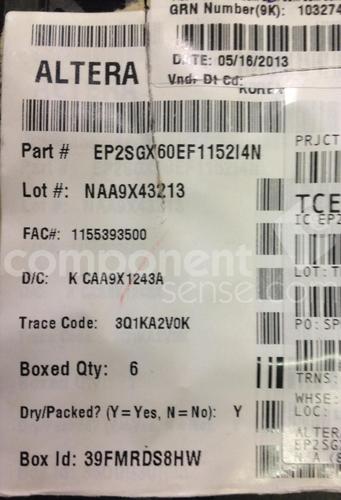 EP2SGX60EF1152I4N